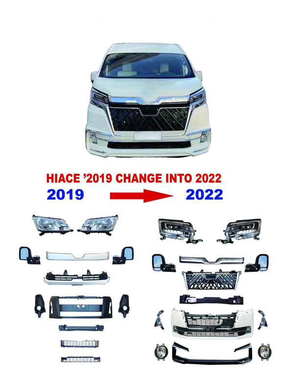 Hiace 2019 Change to 2021 Wald Modified Complete Kits #7607 【Hiace 300】