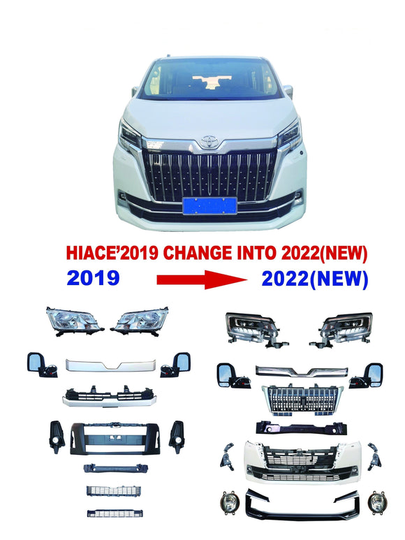Hiace 2019 Change to 2022 Wald Modified Complete Kits #7608 【Hiace 300】