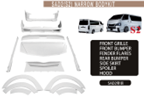 Hiace Modified Body Kit SAD2 style #S2 【Narrow Body】【FRP】【2005up】