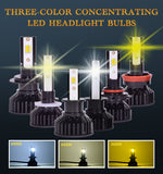 FUTURE2 CSP CHIP THREE COLOR ALL IN ONE FOG DRIVING LIGHT HEADLIGHT