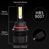 Future1 C6 Led Headlight Bulbs 36W/Bulb 6000K Cool White Bulbs All-in-One Head-Lamps Conversion Kit