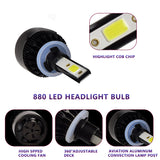 Future1 C6 Led Headlight Bulbs 36W/Bulb 6000K Cool White Bulbs All-in-One Head-Lamps Conversion Kit